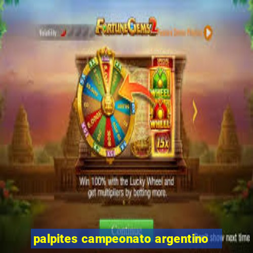 palpites campeonato argentino